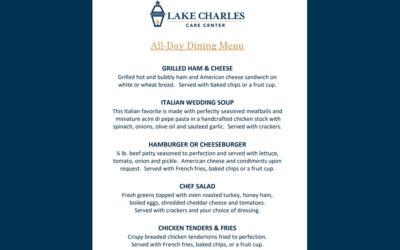 February All-Day Dining Menu