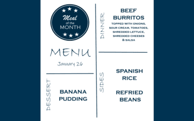 January Meal of the Month