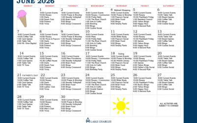 June Activity Calendar